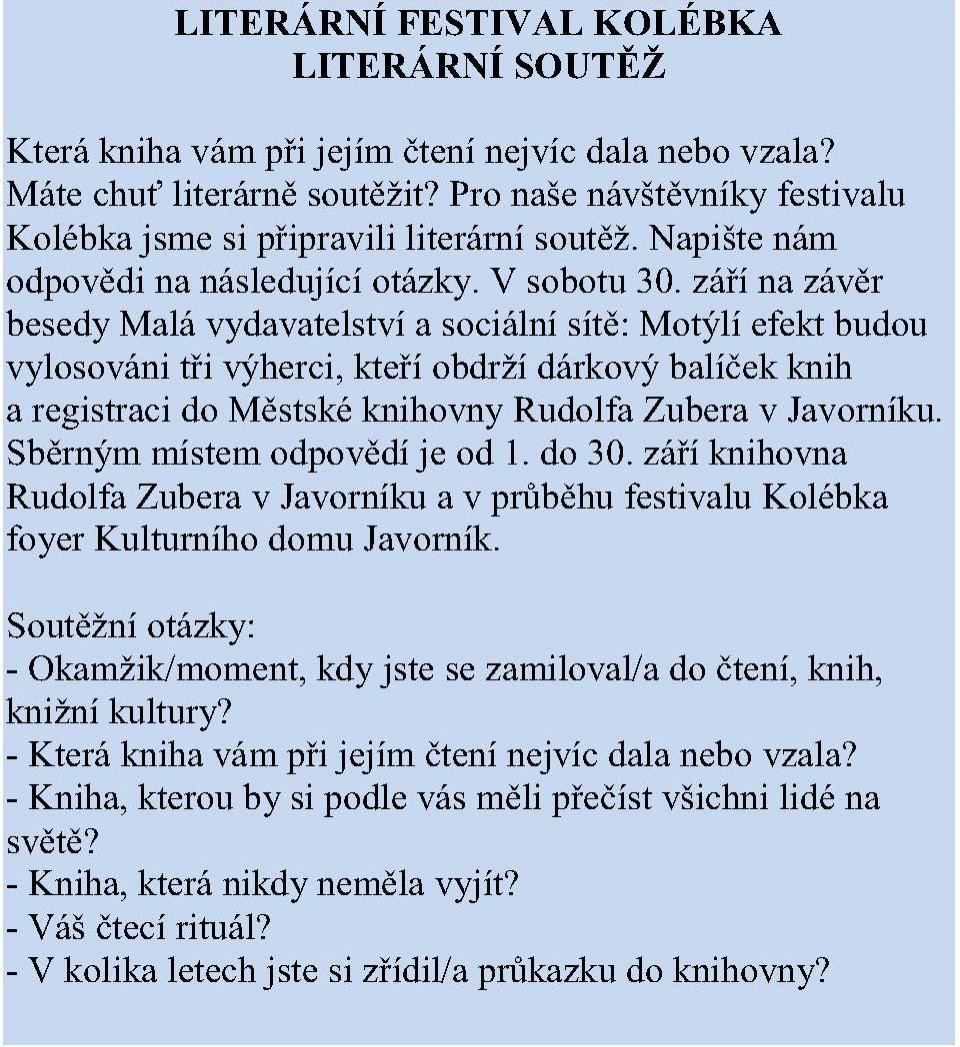 SOUT LITERRN FESTIVAL KOLBKA 1